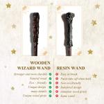 Lion Magic Wand - Hand Carved Wooden Wizard Wand