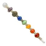 Gemstone Chakra Wand for Healing and Meditation