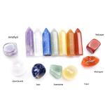 Chakra Crystal Healing Kit with Wands and Stones