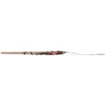 Woodgrain Flower Magic Wand Ornament - 6.25 Inch