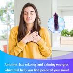 3" Crystal Wands with Amethyst and Quartz