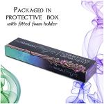 Woodgrain Flower Magic Wand Ornament - 6.25 Inch