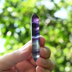 Rainbow Fluorite Healing Wand for Home Decor