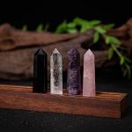 3" Crystal Wands with Amethyst and Quartz