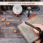 Hand-Carved Wooden Wizard Wand for Kids Cosplay