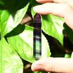 Rainbow Fluorite Healing Wand for Home Decor