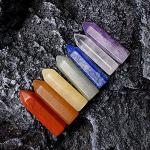 Chakra Crystal Healing Kit with Wands and Stones