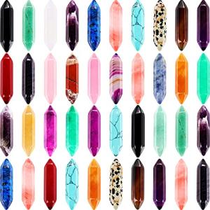 40 Healing Crystal Wands for Meditation and Reiki