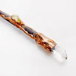 Purple and White Crystal Amethyst Magic Wand