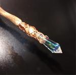 Merlin's Rainbow Prism Oak Magic Wand