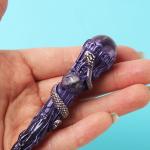 Natural Crystal Wand for Cosplay and Halloween