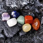 Chakra Crystal Healing Kit with Wands and Stones