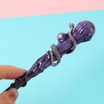 Natural Crystal Wand for Cosplay and Halloween