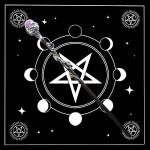 Amethyst Crystal Magic Wand for Witches and Wizards