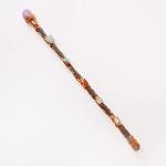 Purple and White Crystal Amethyst Magic Wand