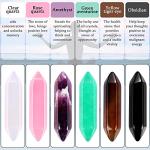 40 Healing Crystal Wands for Meditation and Reiki
