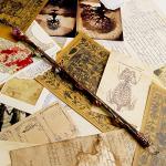 Purple and White Crystal Amethyst Magic Wand