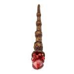 Skull & Red Crystal Wizard Magic Wand