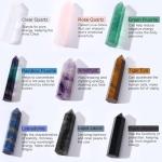 Healing Crystal Wand Set for Meditation and Reiki