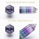 Rainbow Fluorite Healing Wand for Home Decor