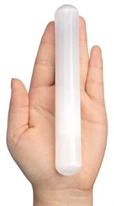 Selenite Crystal Wand for Cleansing and Meditation