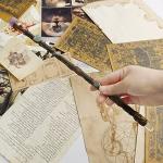 Purple and White Crystal Amethyst Magic Wand