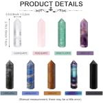 Healing Crystal Wand Set for Meditation and Reiki