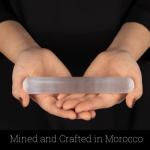 Selenite Crystal Wand for Cleansing and Meditation