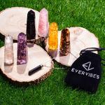 Healing Crystal Wand Set with Amethyst & More
