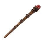 Skull & Red Crystal Wizard Magic Wand