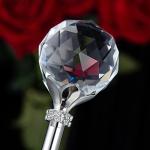 White Crystal Fairy Princess Magic Wand Scepter