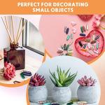 60 Pcs Crystal Hexagonal Wand Stones Set