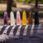 Healing Crystal Wand Set with Amethyst & More