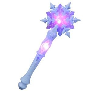 Glowing Snowflake Wand with Sound for Kids