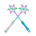 Magical LED Light Up Snowflake Wands - 2 Pack
