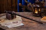Hand-Carved Wooden Magic Wand for Wizards
