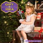 LED Fairy Wand with Silver Star - 13 Inches