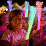 24 Pack Glow Fiber Optic Wands for Parties
