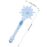 Glowing Snowflake Wand with Sound for Kids