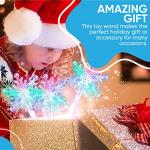 Magical LED Light Up Snowflake Wands - 2 Pack