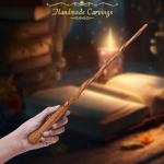 Wooden Magic Wand with Spellbook and Gift Box