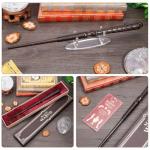 Dragonscale Wooden Wizard Magic Wand for Kids