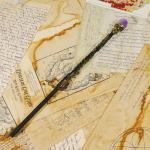 Purple Crystal Gem Wizard Wand for Kids