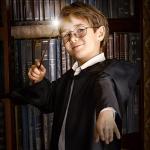 Natural Brown Wood Grain Wizard Wand, 13.75 inches