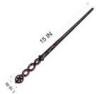 Hand Carved Wooden Magic Wand for Wizards