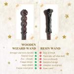 Hand Carved Wooden Magic Wand for Wizards