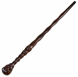 Skull Wand: Real Wood Wizard Magic Wand