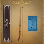 Wooden Magic Wand with Spellbook and Gift Box