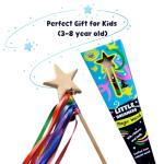 Wooden Wizard Wand with Ribbons and Bells