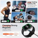 Moutarlier GPS Smartwatch: Heart Rate, Waterproof, AMOLED